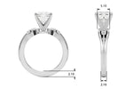 Round Nature Inspired Lab Grown Diamond Engagement Ring - VS1 D/E/F | 14K & 18K Gold | Lab Grown Diamond Engagement Ring | Picasso Gold & Diamond | Chicago