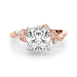 Round Nature Inspired Lab Grown Diamond Engagement Ring - VS1 D/E/F | 14K & 18K Gold | 18K Yellow Gold | Round Lab Diamond | Picasso Gold & Diamond Chicago