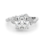 Round Nature Inspired Lab Grown Diamond Engagement Ring - VS1 D/E/F | 14K & 18K Gold | 18K Yellow Gold | Round Lab Diamond | Picasso Gold & Diamond Chicago