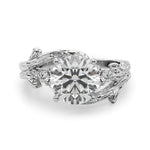 Round Bypass Lab Grown Diamond Engagement Ring - VS1 D/E/F | 14K & 18K Gold | 14K Rose Gold | Round Lab Diamond | Picasso Gold & Diamond Chicago