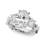 Round Twisted Shank Lab Grown Diamond Engagement Ring - VS1 D/E/F | 14K & 18K Gold | Lab Grown Diamond Engagement Ring | Picasso Gold & Diamond | Chicago