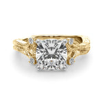 Round Nature Inspired Lab Grown Diamond Engagement Ring - VS1 D/E/F | 14K & 18K Gold | 14K Rose Gold | Round Lab Diamond | Picasso Gold & Diamond Chicago
