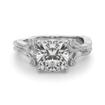 Round Nature Inspired Lab Grown Diamond Engagement Ring - VS1 D/E/F | 14K & 18K Gold | 14K Rose Gold | Round Lab Diamond | Picasso Gold & Diamond Chicago