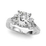 Round Nature Inspired Lab Grown Diamond Engagement Ring - VS1 D/E/F | 14K & 18K Gold | 14K Rose Gold | Round Lab Diamond | Picasso Gold & Diamond Chicago