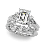 Round Nature Inspired Lab Grown Diamond Engagement Ring - VS1 D/E/F | 14K & 18K Gold | Platinum | Round Lab Diamond | Picasso Gold & Diamond Chicago