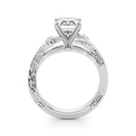 Round Nature Inspired Lab Grown Diamond Engagement Ring - VS1 D/E/F | 14K & 18K Gold | Lab Grown Diamond Engagement Ring | Picasso Gold & Diamond | Chicago