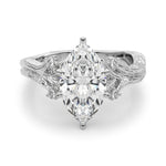 Round Nature Inspired Lab Grown Diamond Engagement Ring - VS1 D/E/F | 14K & 18K Gold | Lab Grown Diamond Engagement Ring | Picasso Gold & Diamond | Chicago
