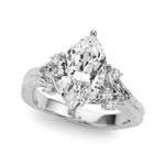 Round Nature Inspired Lab Grown Diamond Engagement Ring - VS1 D/E/F | 14K & 18K Gold | Lab Grown Diamond Engagement Ring | Picasso Gold & Diamond | Chicago