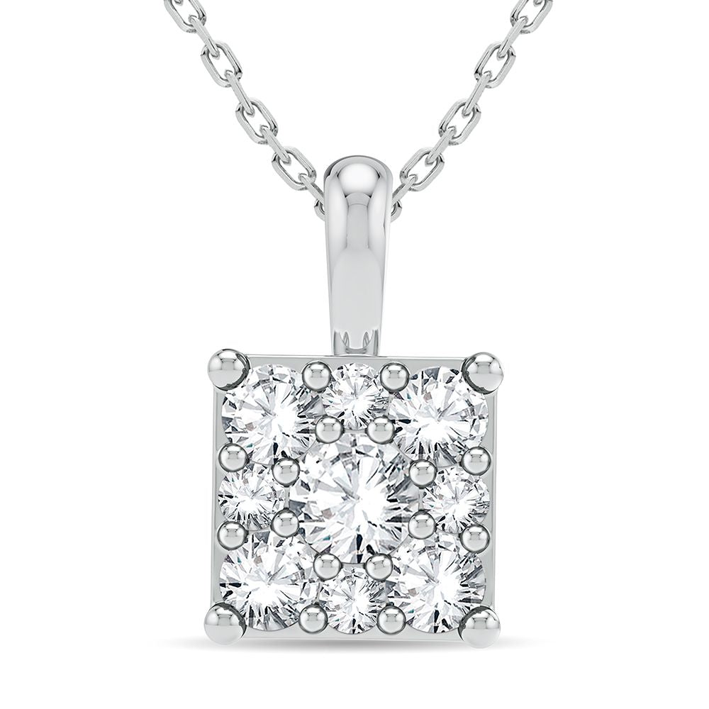 14K 0.23CT Diamond Pendant - Picasso Gold & Diamond Jewelry