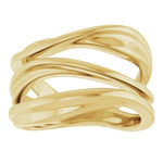 14K Yellow Gold Cutout Ring - Picasso Gold & Diamond Jewelry