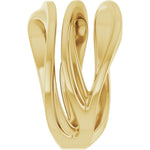 14K Yellow Gold Cutout Ring - Picasso Gold & Diamond Jewelry