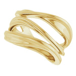 14K Yellow Gold Cutout Ring - Picasso Gold & Diamond Jewelry
