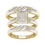 10K 0.07CT DIAM TRIO SET - Picasso Gold & Diamond Jewelry