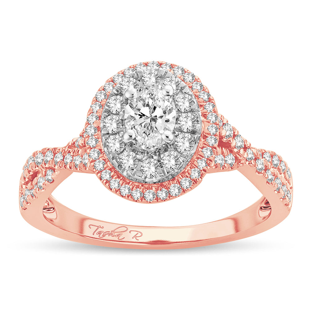 14K 0.75CT Engagement Ring - Picasso Gold & Diamond Jewelry