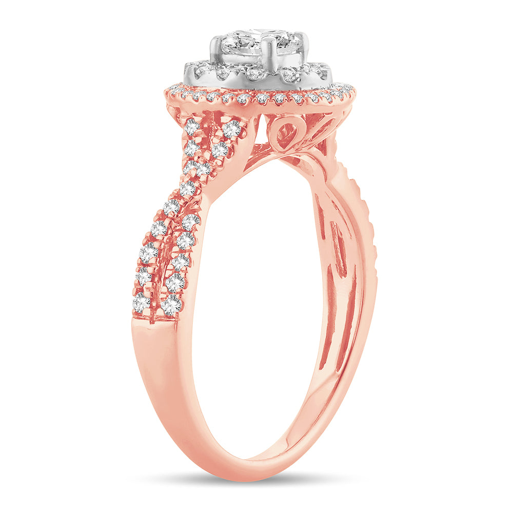 14K 0.75CT Engagement Ring - Picasso Gold & Diamond Jewelry