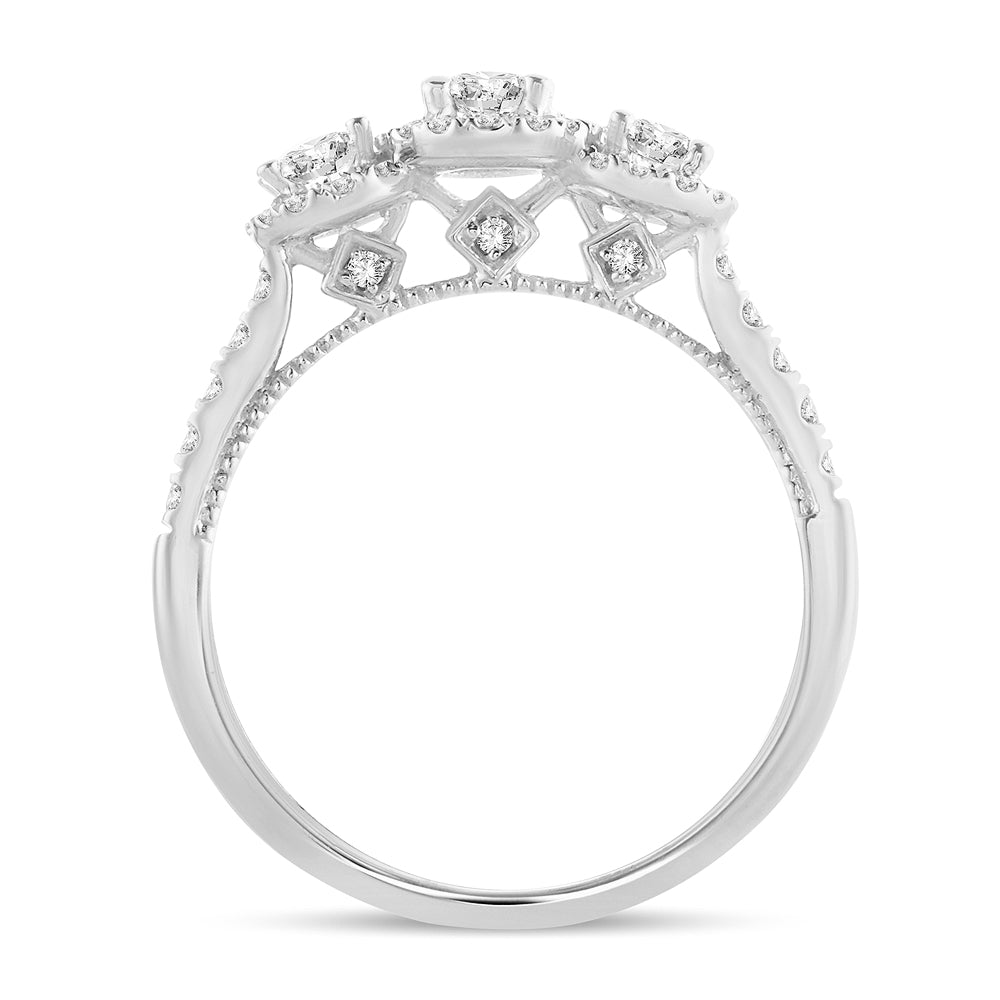 14K 1.00CT Diamond RING - Picasso Gold & Diamond Jewelry