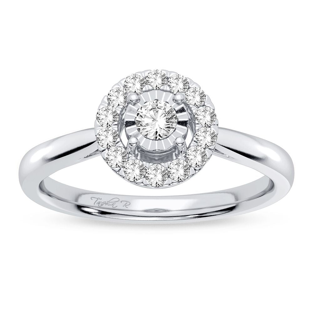 14K 0.25CT Diamond Ring - Picasso Gold & Diamond Jewelry