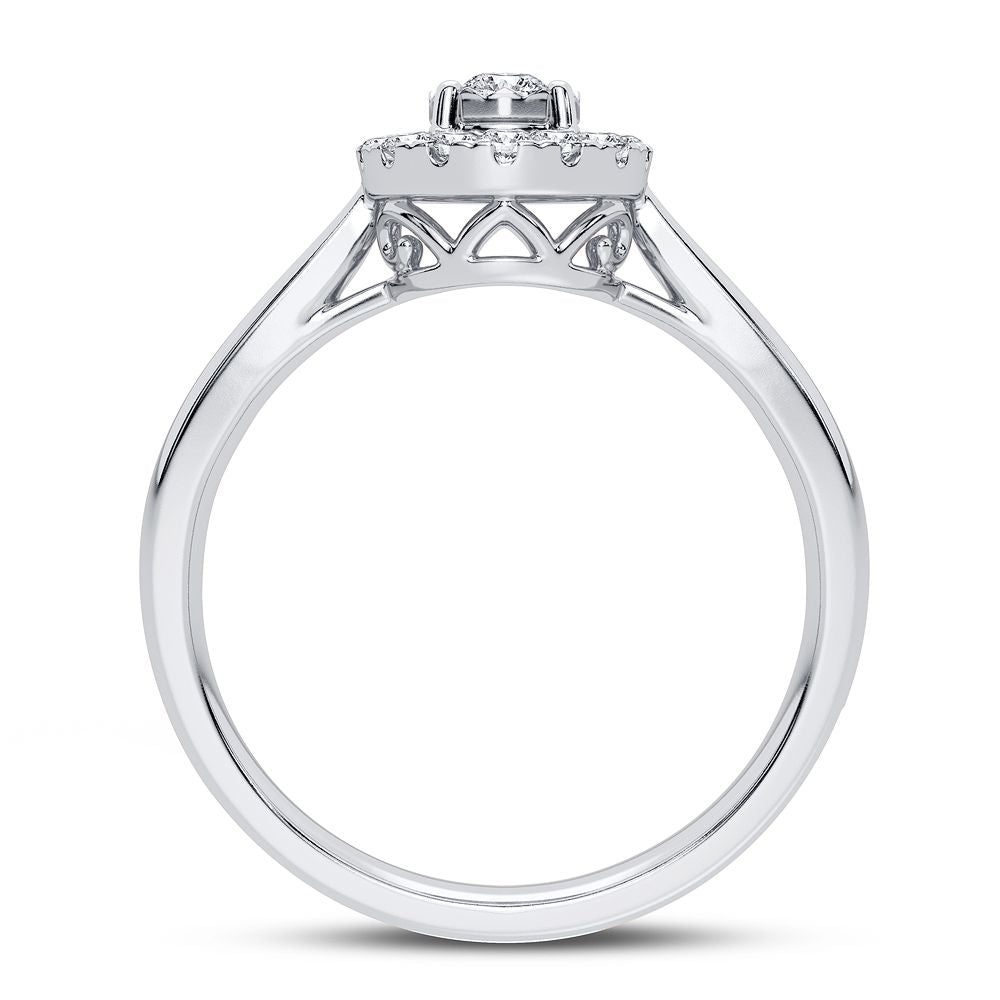 14K 0.25CT Diamond Ring - Picasso Gold & Diamond Jewelry
