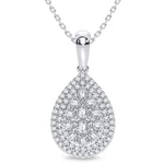 14K 0.25CT Diamond Pendant - Picasso Gold & Diamond Jewelry
