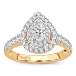 14K 1.00CT Engagement Ring - Picasso Gold & Diamond Jewelry