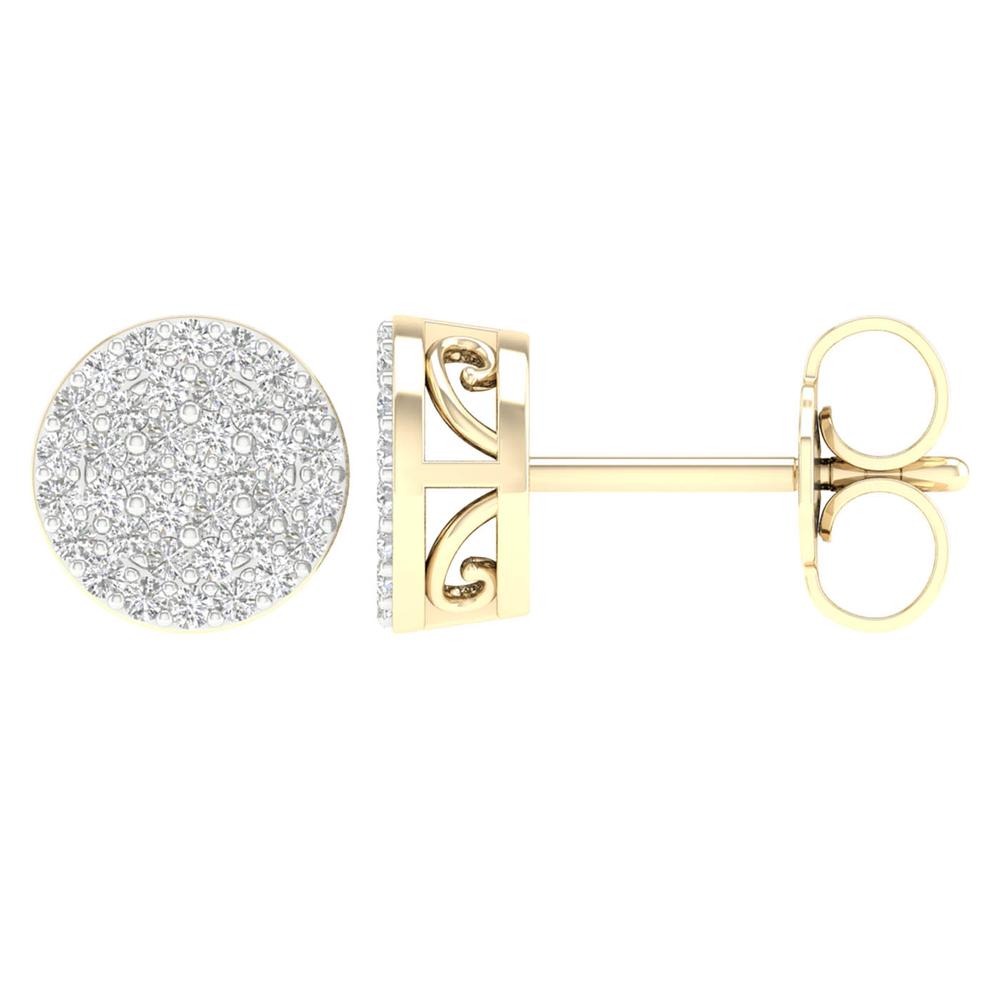10K 0.25ct Diamond Earring - Picasso Gold & Diamond Jewelry