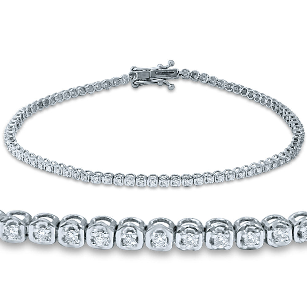 14K 1.00CT Diamond Bracelet - Picasso Gold & Diamond Jewelry