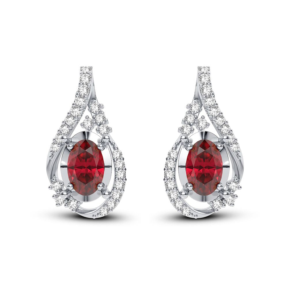 14K 0.16CT Diamond Earring - Picasso Gold & Diamond Jewelry