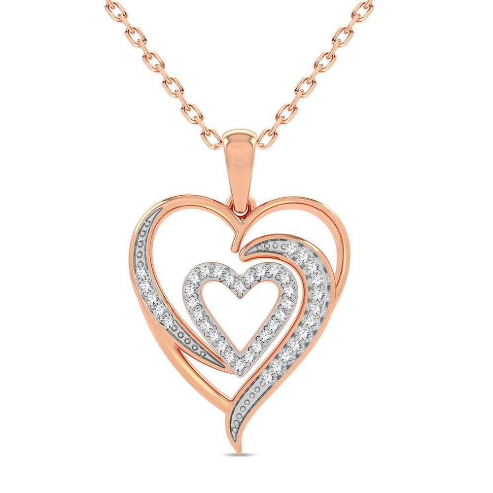 10K 0.20CT Diamond Pendant - Picasso Gold & Diamond Jewelry