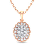14K 0.33CT Diamond Pendant - Picasso Gold & Diamond Jewelry