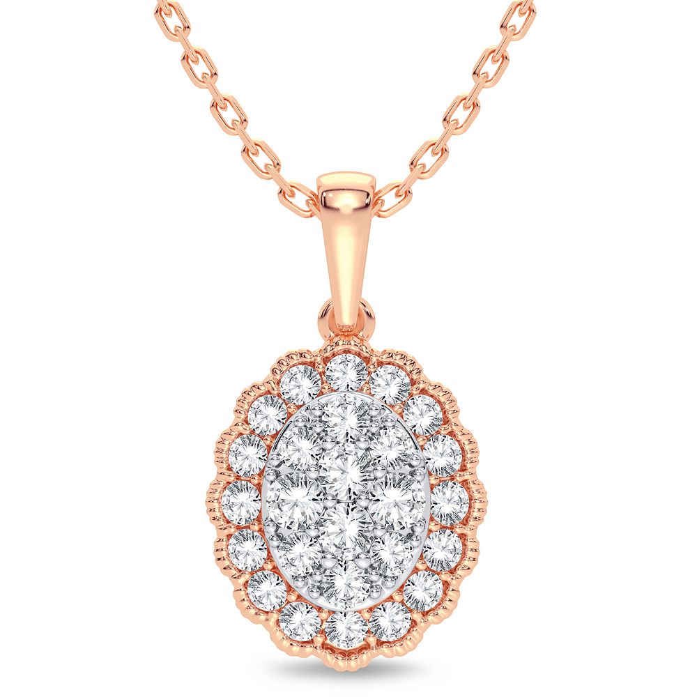 14K 0.33CT Diamond Pendant - Picasso Gold & Diamond Jewelry