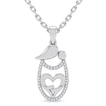 14K 0.10CT Diamond Pendant - Picasso Gold & Diamond Jewelry