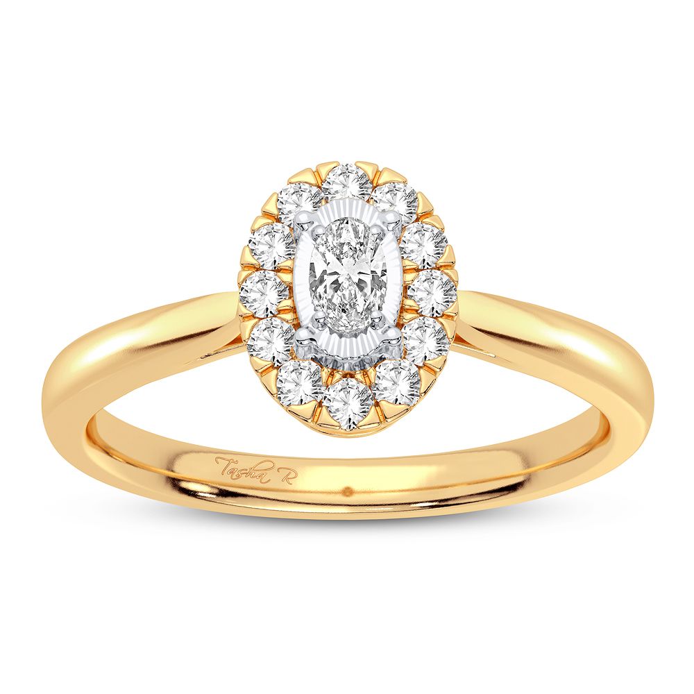 14K 0.25CT Diamond Ring - Picasso Gold & Diamond Jewelry