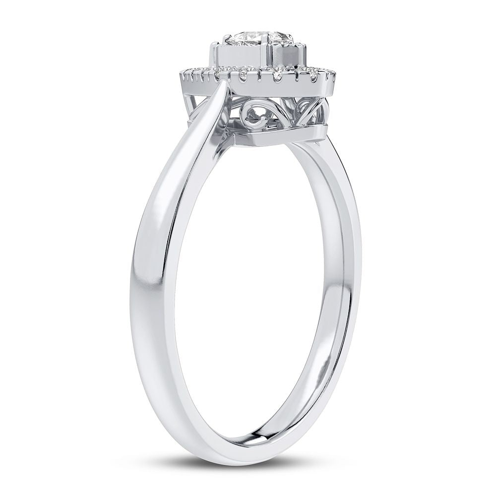 14K 0.25CT Diamond Ring - Picasso Gold & Diamond Jewelry