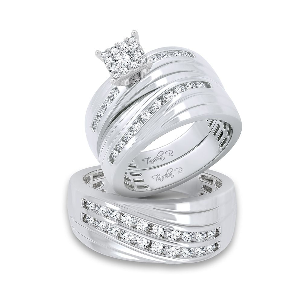 14K 1.13CT DIAMOND TRIO SET - Picasso Gold & Diamond Jewelry