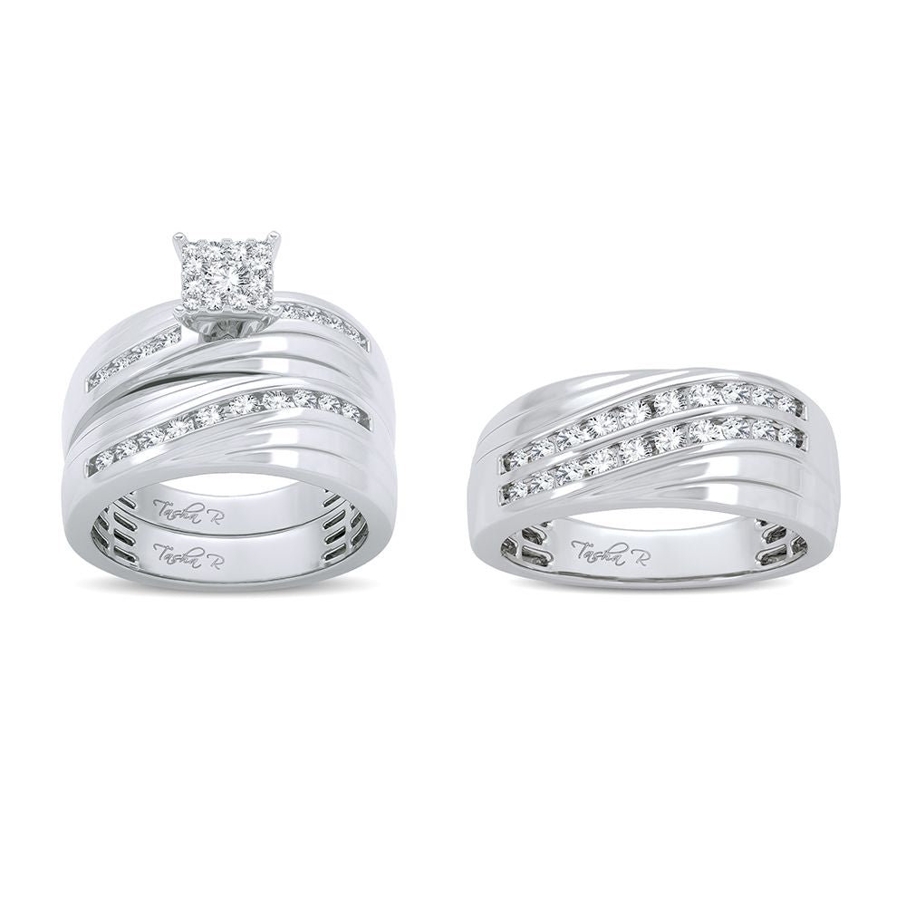 14K 1.13CT DIAMOND TRIO SET - Picasso Gold & Diamond Jewelry