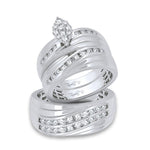 14K 1.13CT DIAMOND TRIO SET - Picasso Gold & Diamond Jewelry