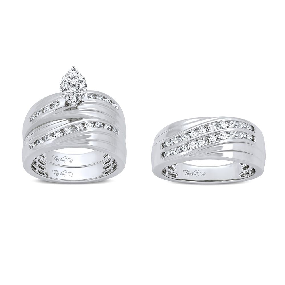 14K 1.13CT DIAMOND TRIO SET - Picasso Gold & Diamond Jewelry