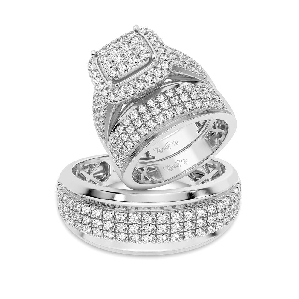 14K 2.00CT Diamond Trio Set - Picasso Gold & Diamond Jewelry