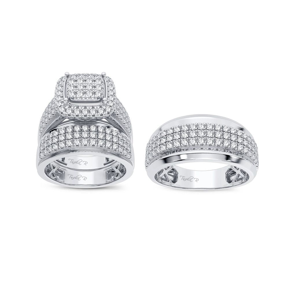 14K 2.00CT Diamond Trio Set - Picasso Gold & Diamond Jewelry