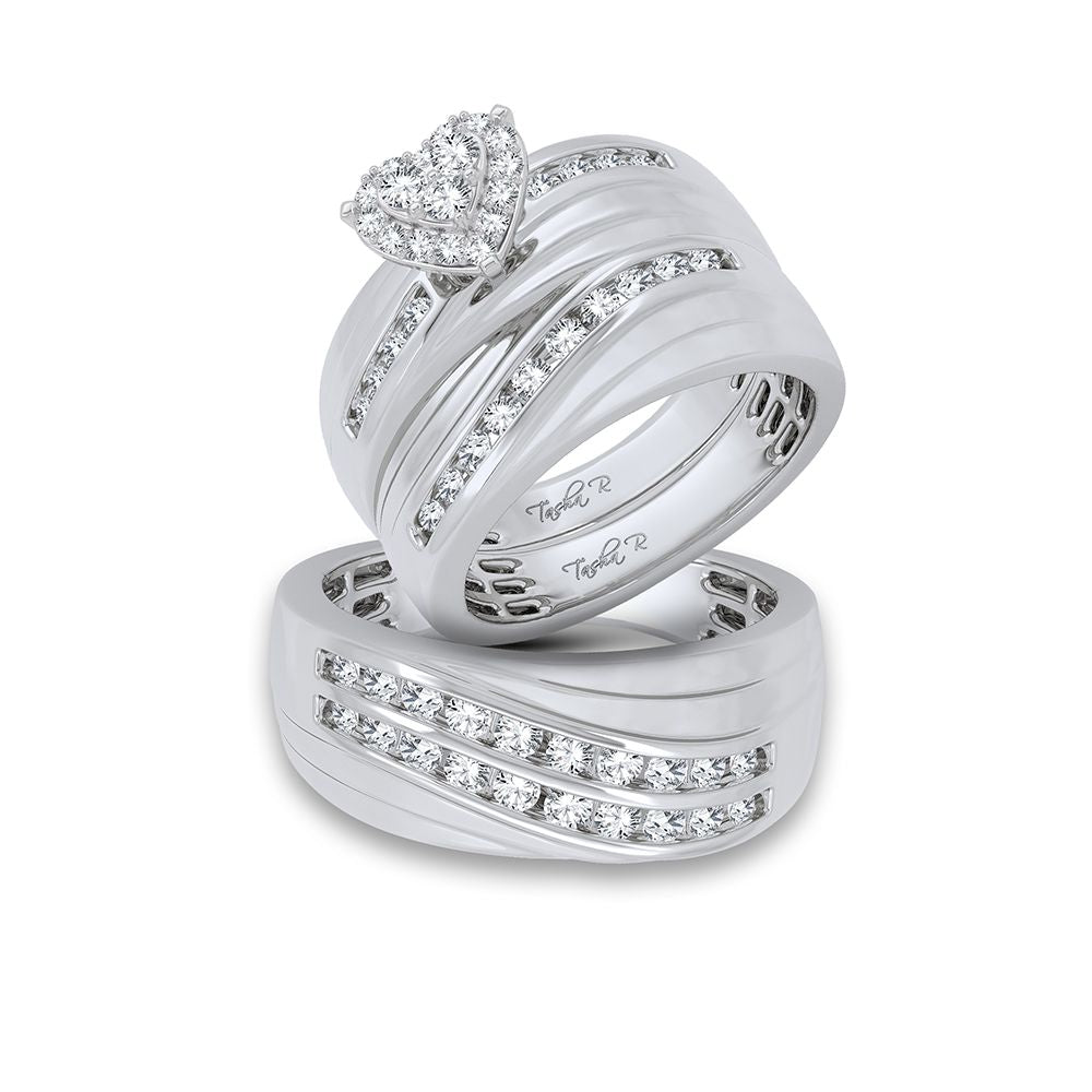 14K 1.16ct Diamond Trio Set - Picasso Gold & Diamond Jewelry