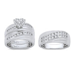 14K 1.16ct Diamond Trio Set - Picasso Gold & Diamond Jewelry