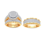 14K 2.00CT Diamond Trio Set - Picasso Gold & Diamond Jewelry