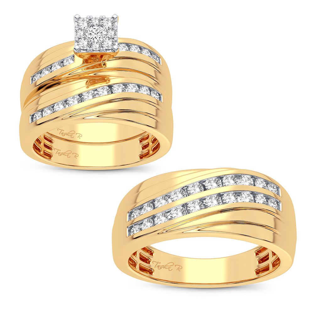 14K 1.13CT DIAMOND TRIO SET - Picasso Gold & Diamond Jewelry