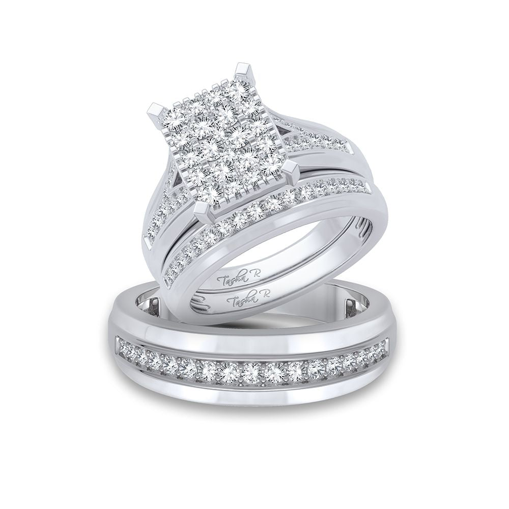 14K 1.15ct Diamond Trio Set - Picasso Gold & Diamond Jewelry