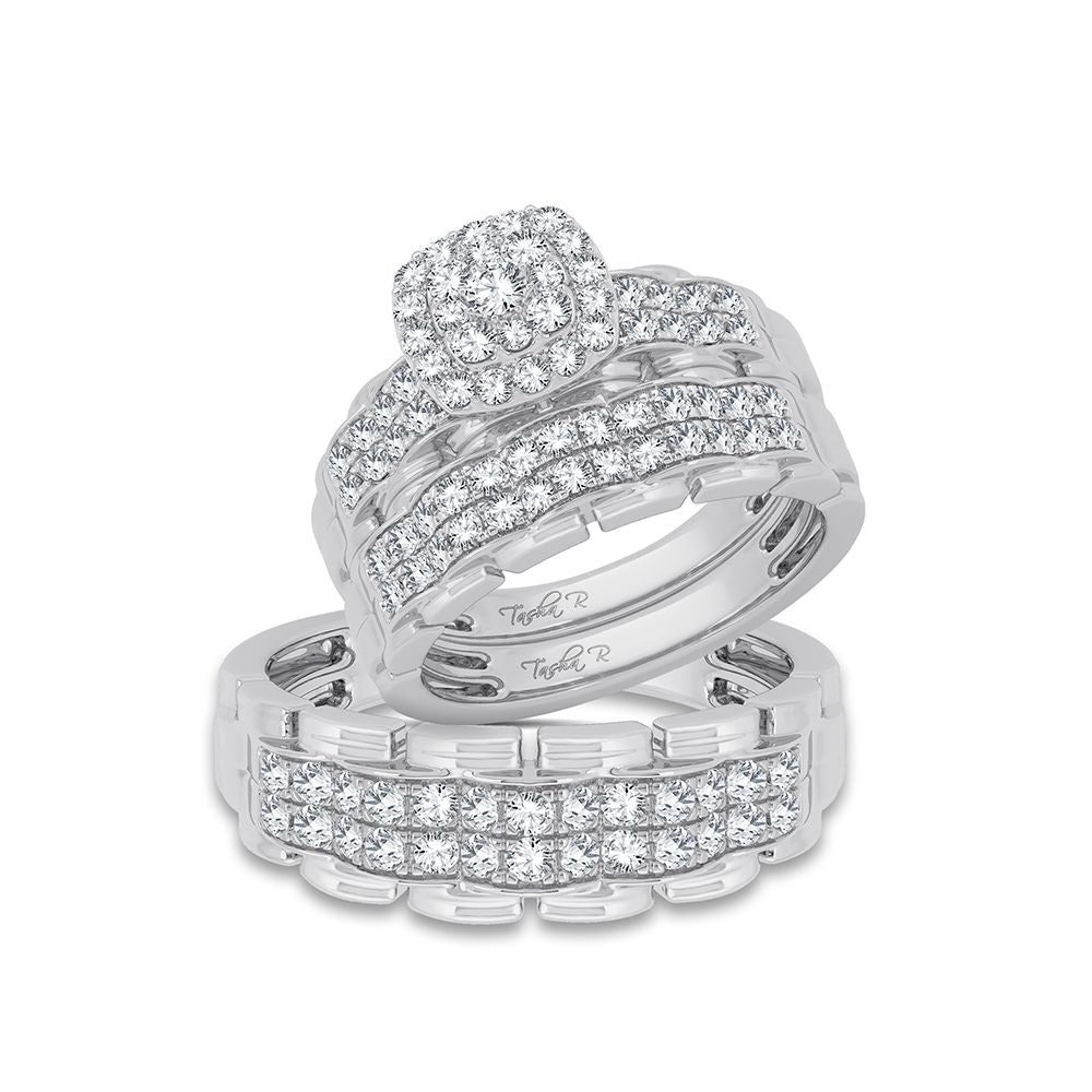 14K 1.25CT Diamond Trio Set - Picasso Gold & Diamond Jewelry