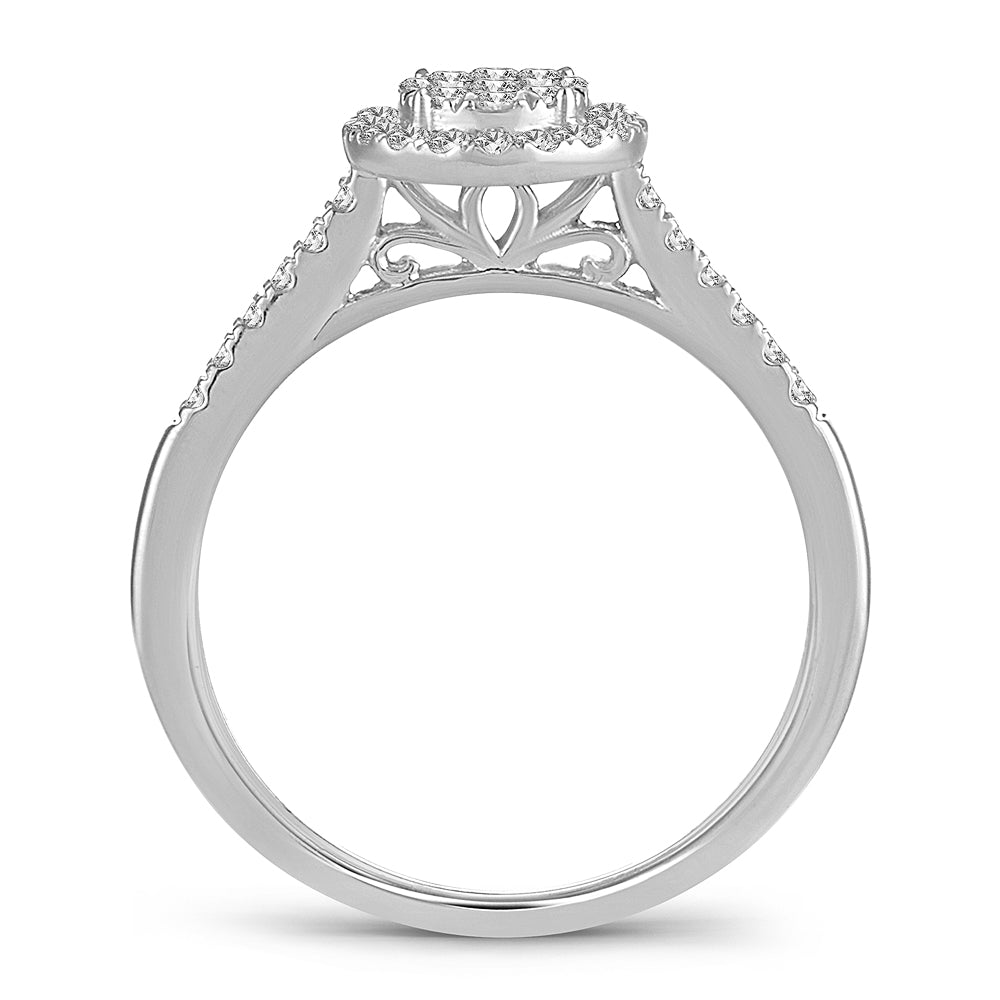 14K 0.33CT Diamond ring - Picasso Gold & Diamond Jewelry