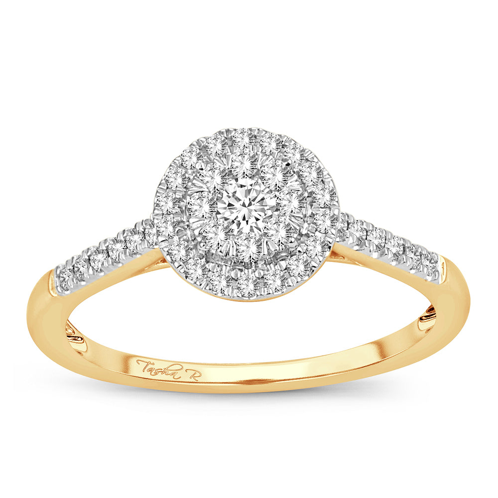 14K 0.33CT Diamond ring - Picasso Gold & Diamond Jewelry