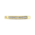 14K Yellow Gold 1/10 ct. Diamond Ladies Machine Band | Picasso Gold & Diamond