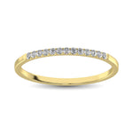 14K Yellow Gold 1/6 ct. tw. Diamond Ladies Machine Band | Picasso Gold & Diamond