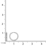 10K White Gold 1/10 Ct.Tw. Diamond Hoop Earrings  Picasso Gold & Diamond Jewelry